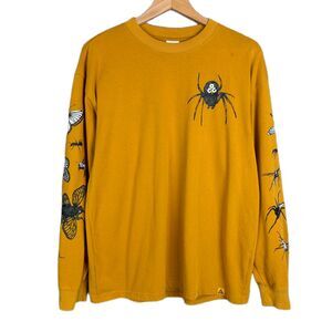 Nike ACG Yellow Graphic T-Shirt Medium FV3490-121 Recycle Pack It In Outdoor